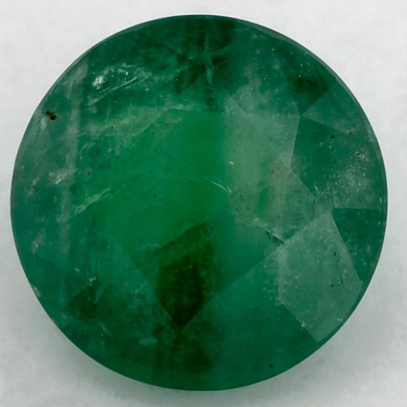 Szmaragd 4,45 ct, zielony, szlif okrągły
