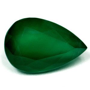 Szmaragd 3,50 ct, zielony, szlif gruszka