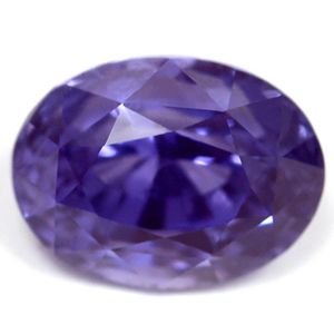 Szafir 7,66 ct, purpurowy, szlif owalny