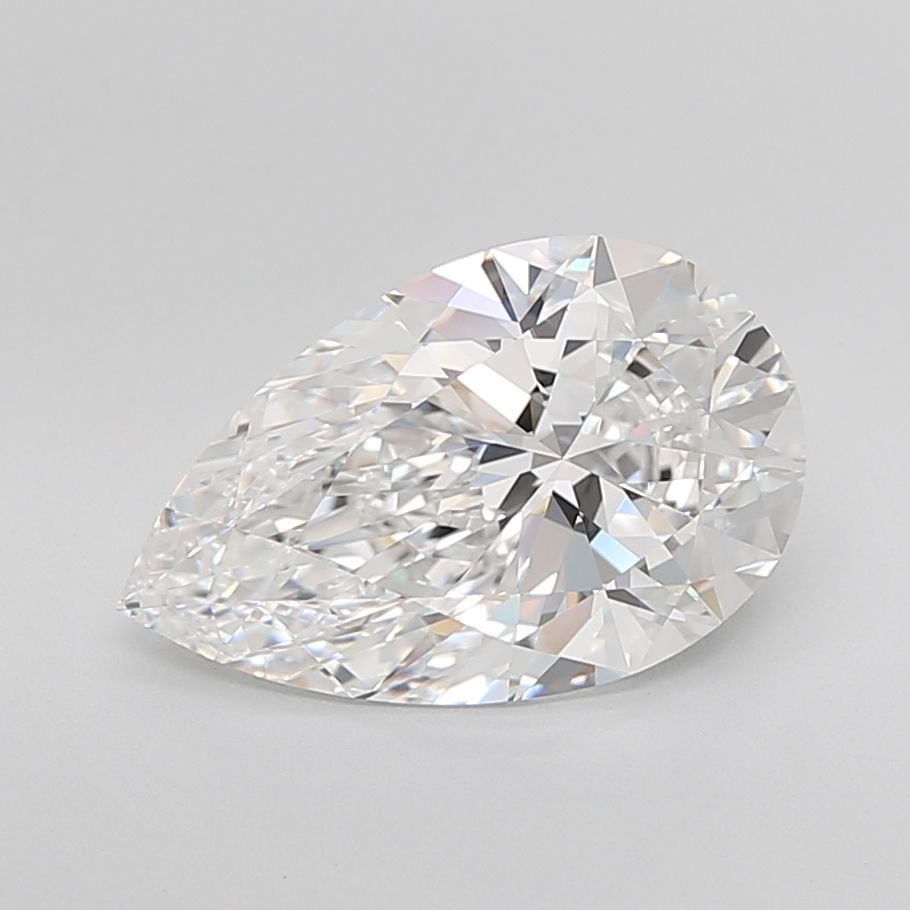 Diamant Poire 5.03 ct - Couleur E - Pureté VVS1