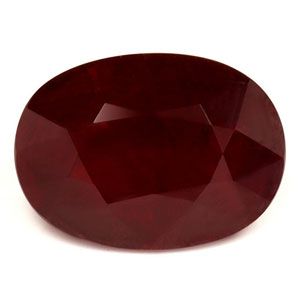 Rubin 2,04 ct, czerwony, szlif owalny
