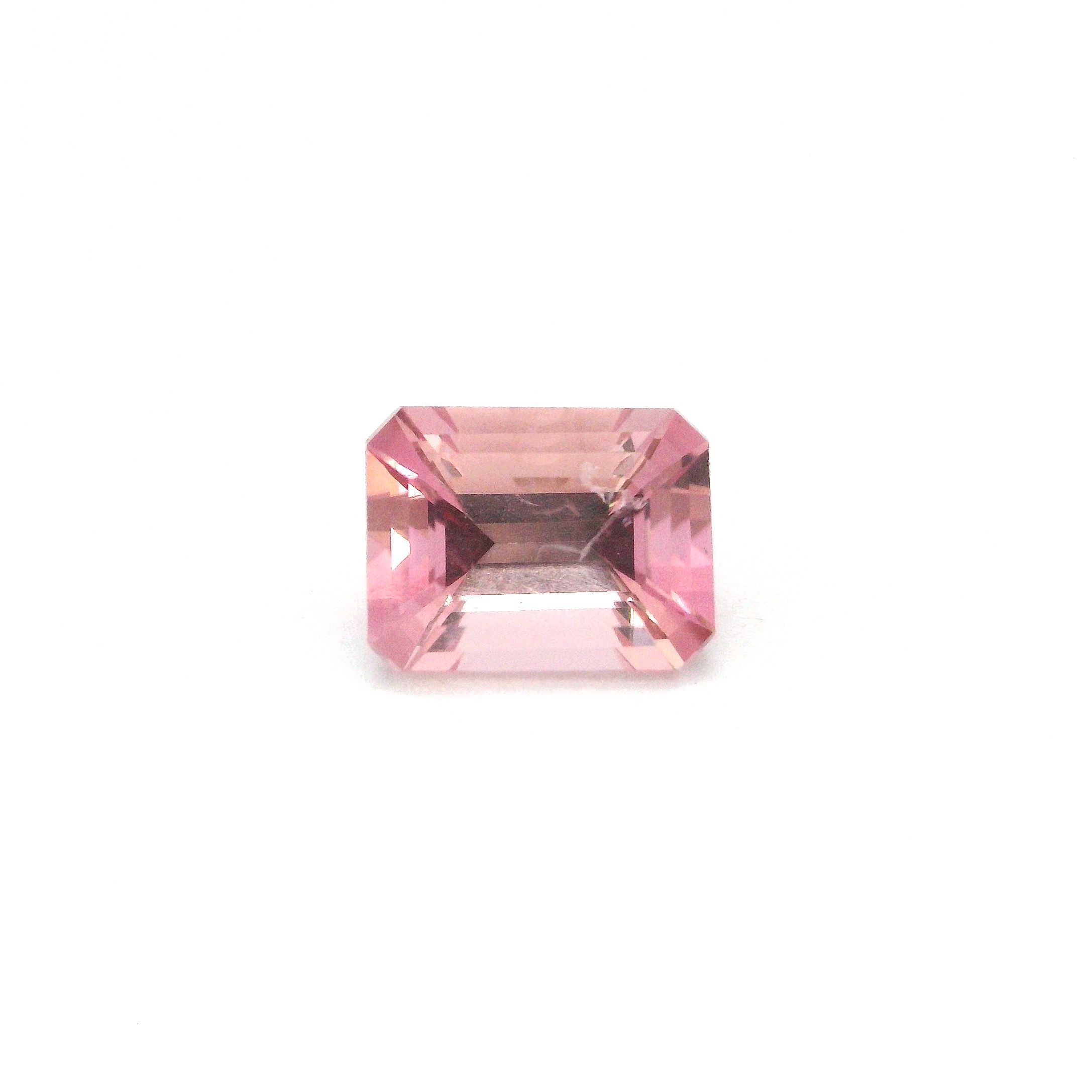 Turmalin 1,80 ct, różowy, szlif ośmiokątny