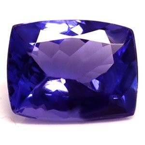 Tanzanit 2,14 ct, niebieski, szlif cushion