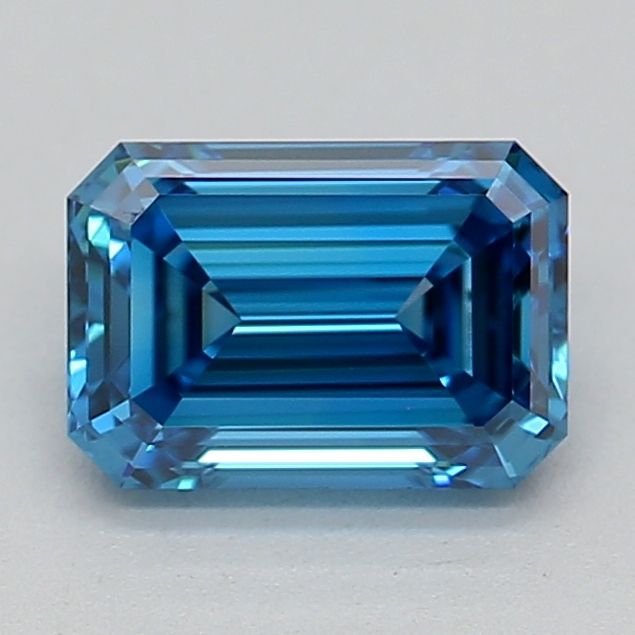 0.55 CT Fancy Vivid Blue EMERALD