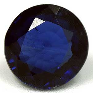 SAPPHIRE FACETED 0.86ct BLUE Intense Blue SI MADAGASCAR HEATED