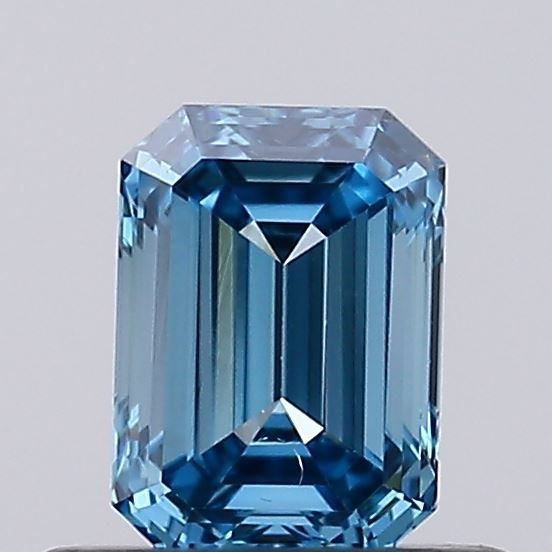 0.5 CT Fancy Vivid Blue EMERALD