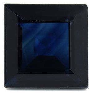 Szafir 1,81 ct, niebieski, szlif kwadratowy