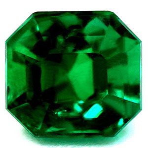 Szmaragd 1,05 ct, zielony, szlif szmaragdowy