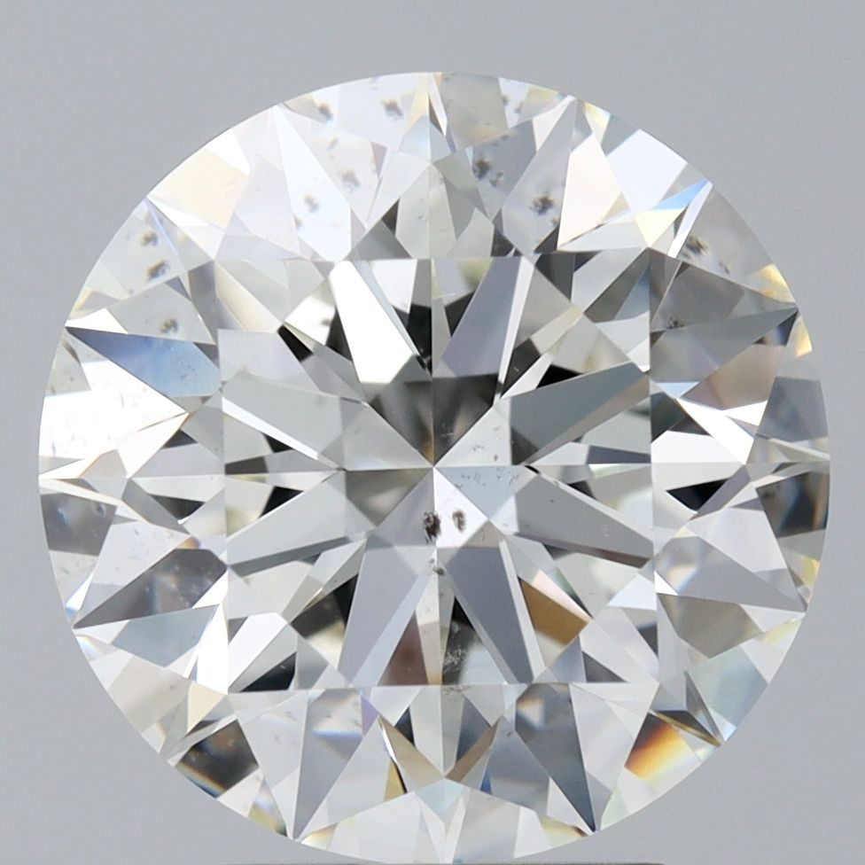 Diamant Rond 4.09 ct - Couleur I - Pureté SI2