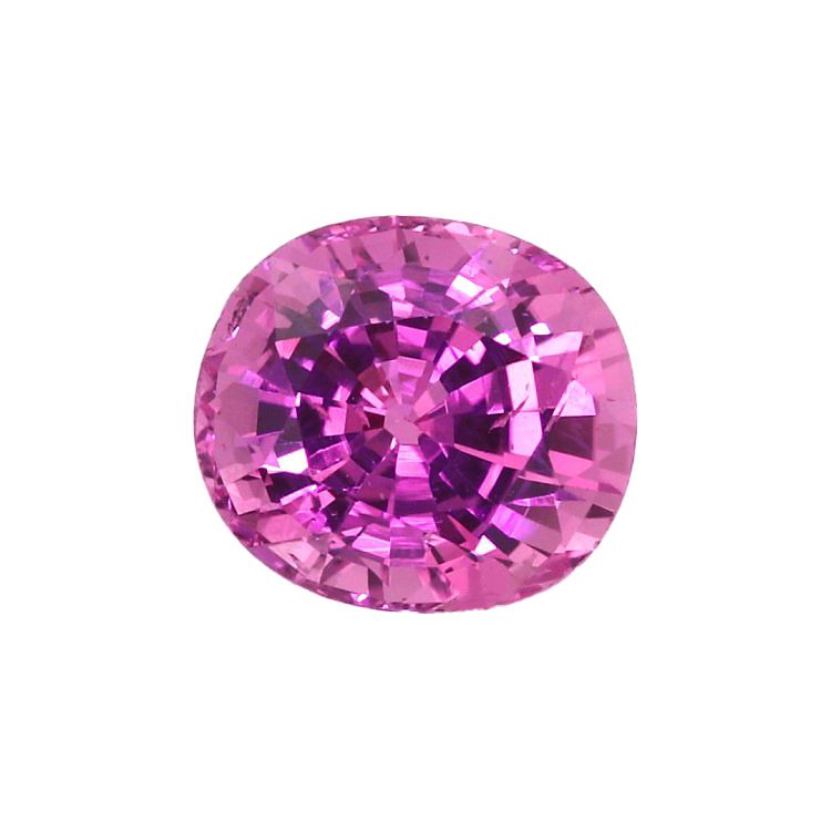 SAPPHIRE FACETED 3.41ct PINK PINK EC MADAGASCAR HEATED