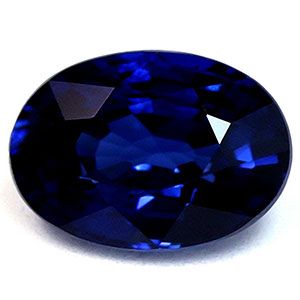 Szafir 1,14 ct, niebieski, szlif owalny