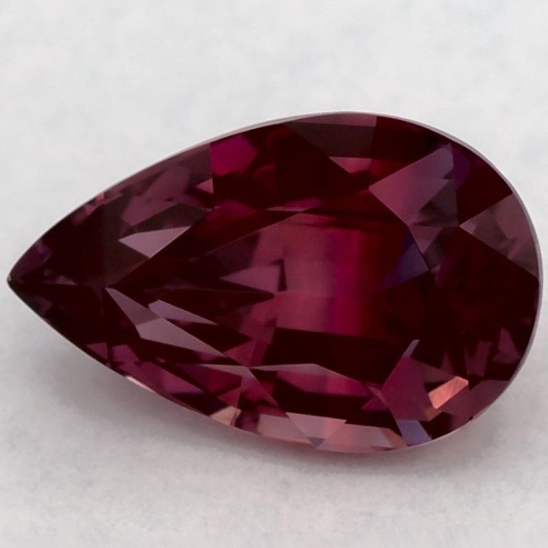 Szafir 2,07 ct, różowy, szlif gruszka