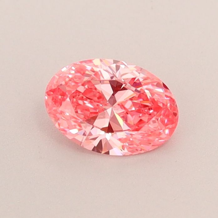0.42 CT Fancy Vivid Pink OVAL