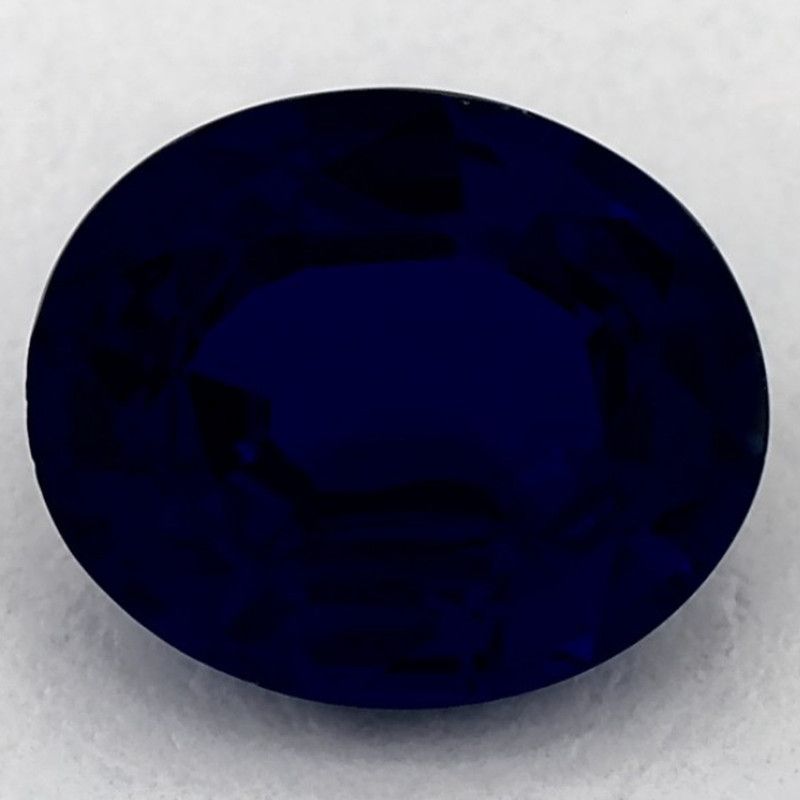 Szafir 1,97 ct, niebieski, szlif owalny