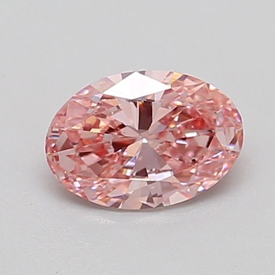 0.56 CT Fancy Brownish Pink OVAL