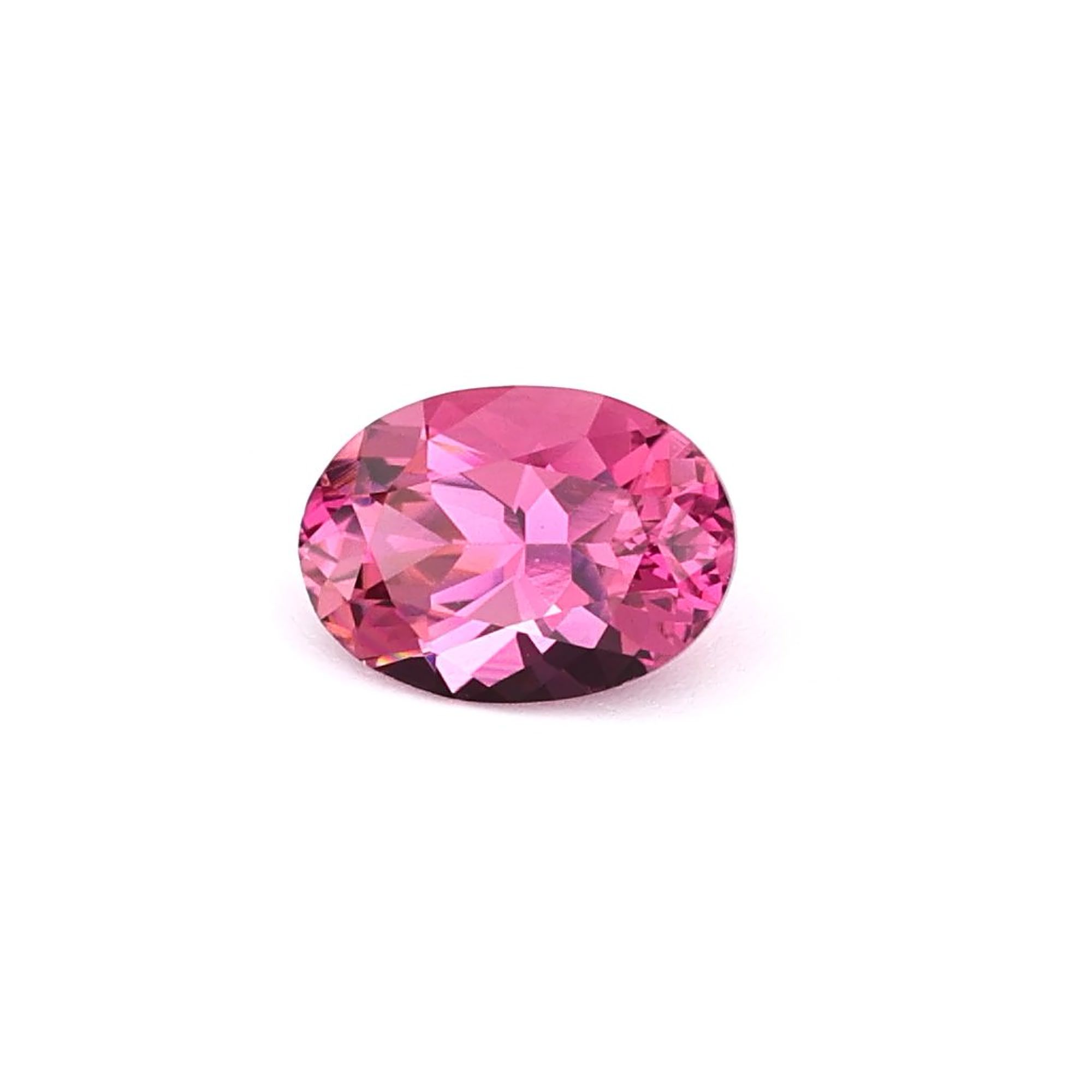 TOURMALINE FACETED 0.7ct PINK PINK EC MOZAMBIQUE HEATED