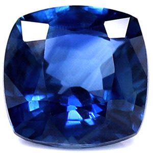 Szafir 1,08 ct, niebieski, szlif cushion