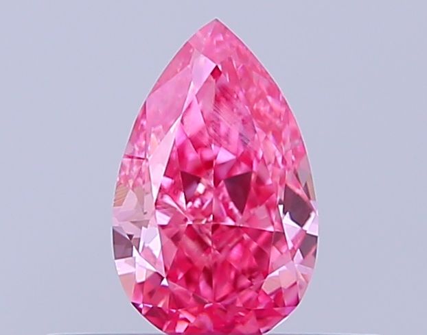 0.34 CT Fancy Vivid Pink PEAR