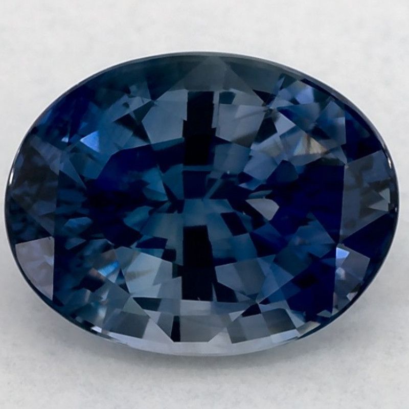 Szafir 3,25 ct, niebieski, szlif owalny