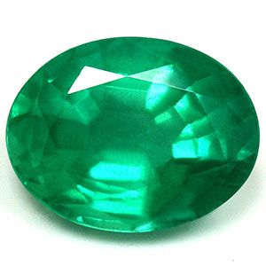 Szmaragd 3,27 ct, zielony, szlif owalny