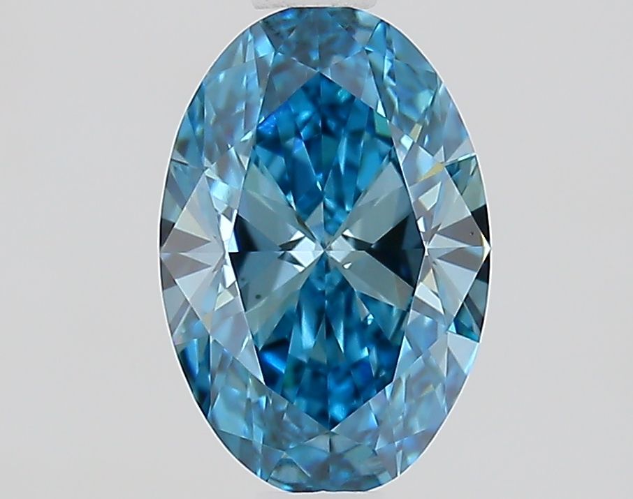 1.0 CT Fancy Vivid Blue OVAL