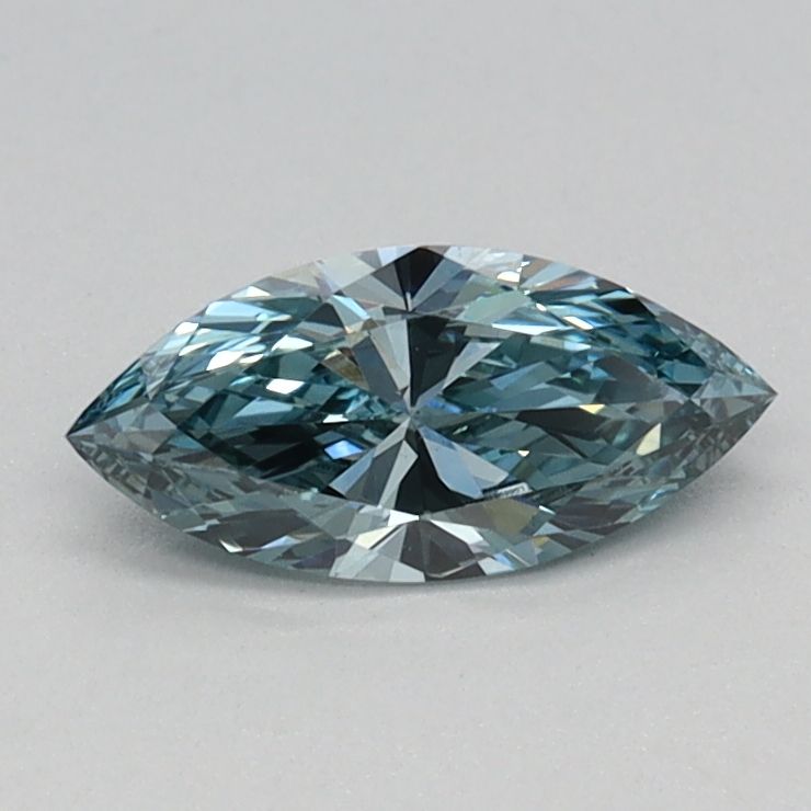 0.36 CT Fancy Vivid Green MARQUISE