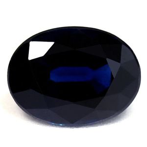 Szafir 1,77 ct, niebieski, szlif owalny