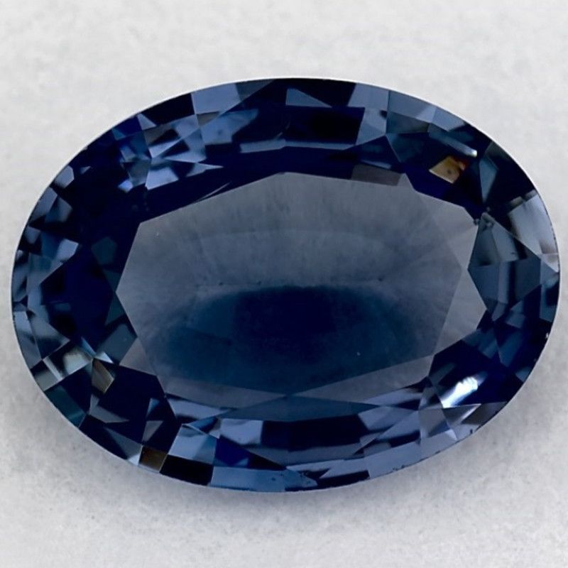 Szafir 1,25 ct, niebieski, szlif owalny
