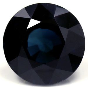 Szafir 1,74 ct, niebieski, szlif okrągły