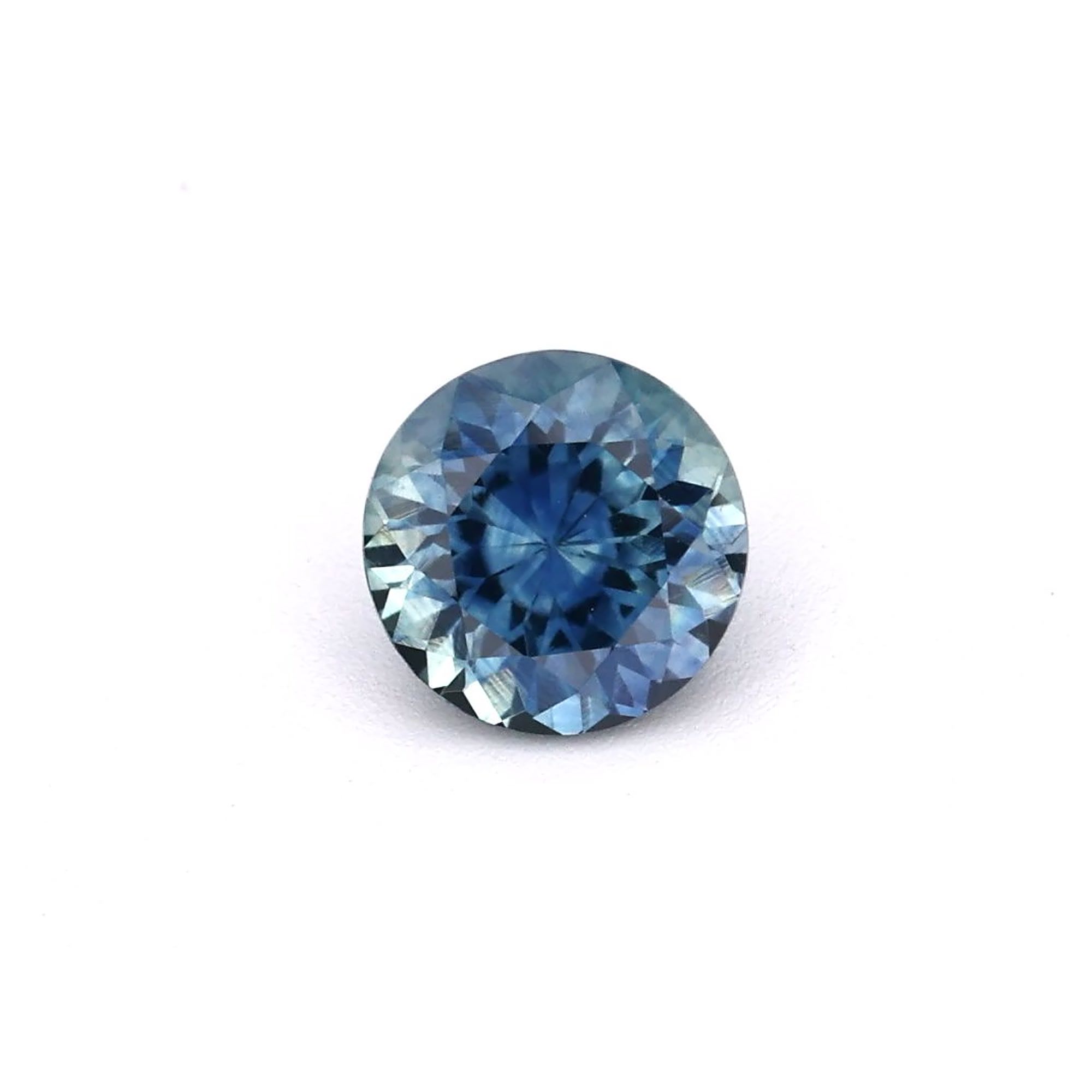 SAPPHIRE FACETED 0.9ct GREEN Blue Green EC UNITEDSTATES HEATED
