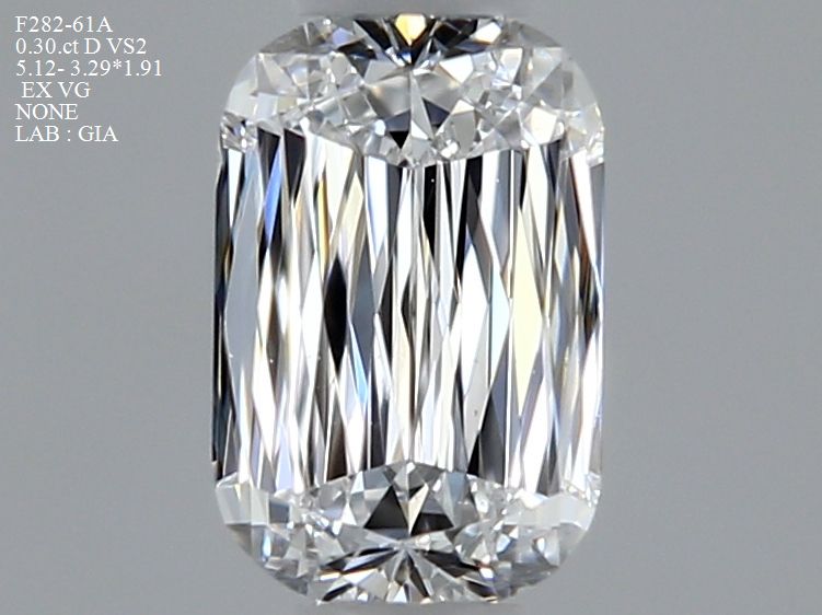 Prírodný diamant cushion,...