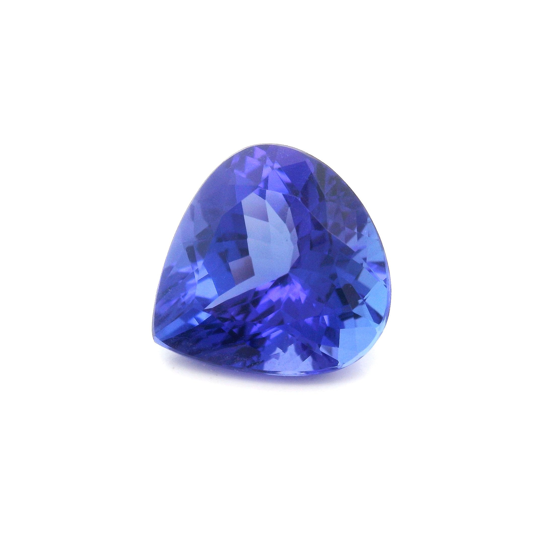 4.66 ct Pear tanzanite