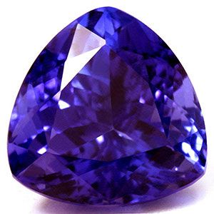 Tanzanit 7,23 ct, niebieski, szlif trilliant