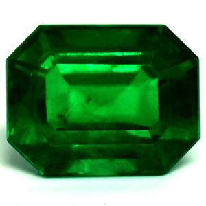 Szmaragd 3,46 ct, zielony, szlif szmaragdowy