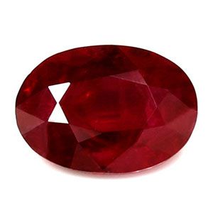 RUBY FACETED 0.8ct RED Pigeon Blood Red SI REST_OF_AFRICA HEATED
