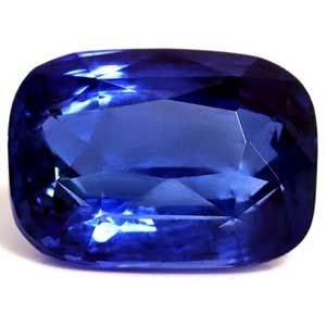 Szafir 2,07 ct, niebieski, szlif cushion