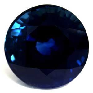 Szafir 5,66 ct, niebieski, szlif okrągły