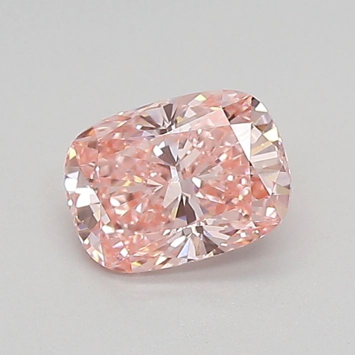 0.7 CT Fancy Vivid Pink CUSHION MODIFIED