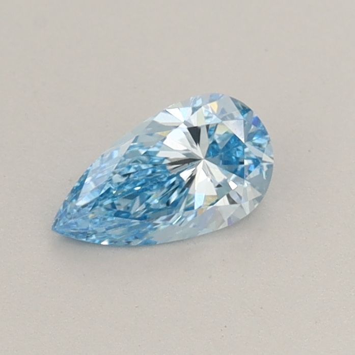 0.36 CT Fancy Vivid Blue PEAR
