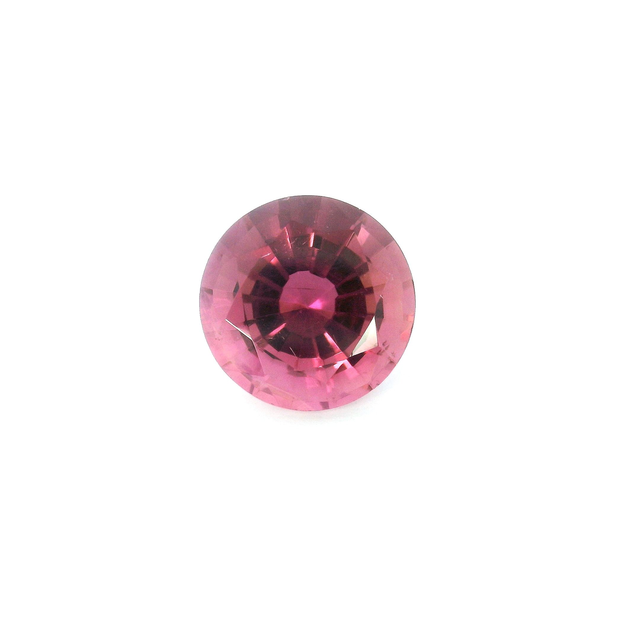Turmalin 2,73 ct, różowy, szlif okrągły