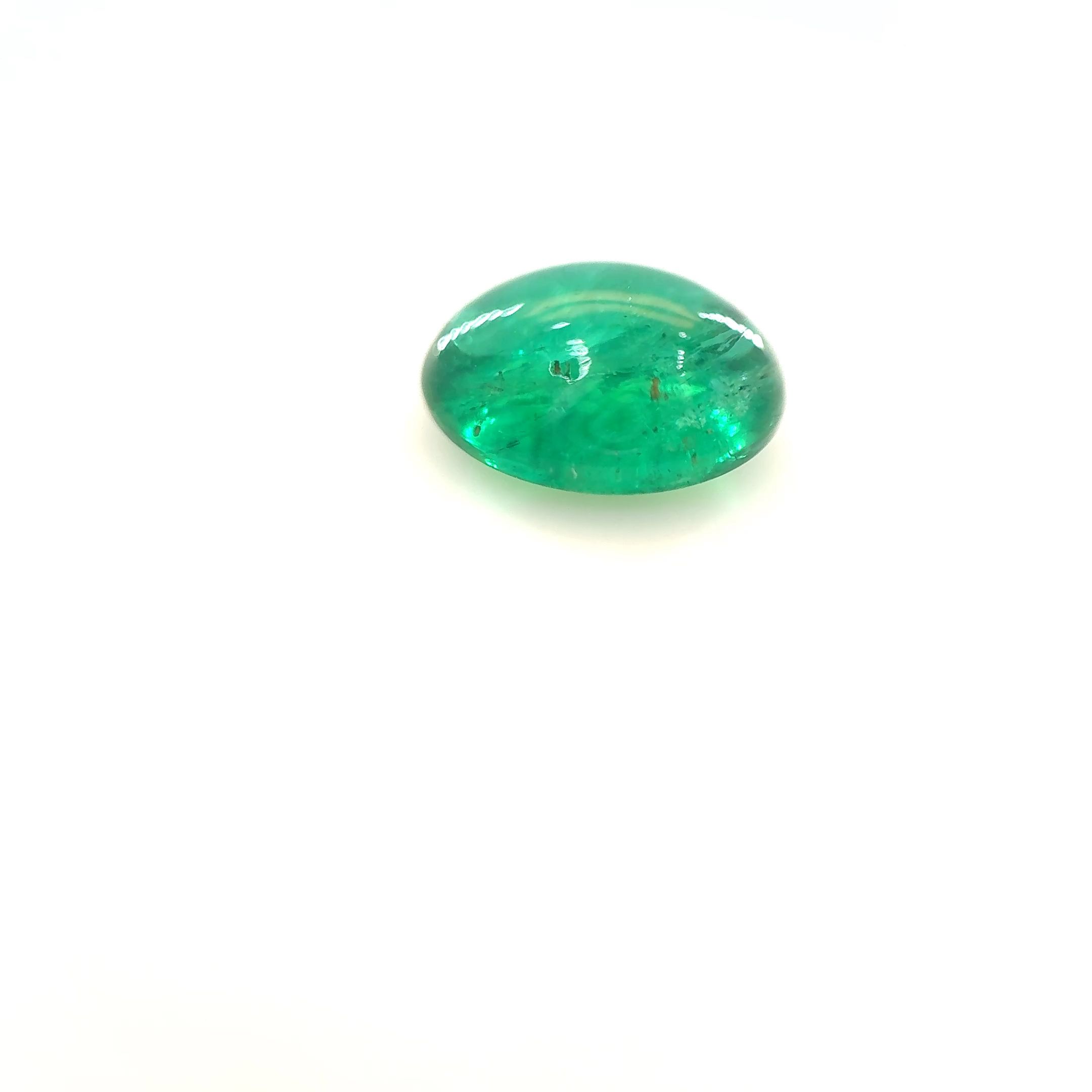 Szmaragd 2,08 ct, zielony, kaboszon