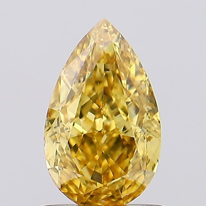1.04 CT Fancy Vivid Yellow PEAR