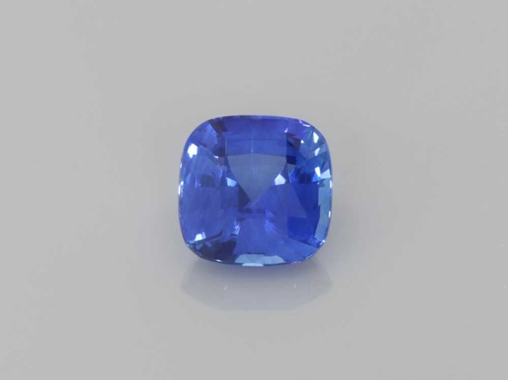 Szafir 1,13 ct, niebieski, szlif cushion