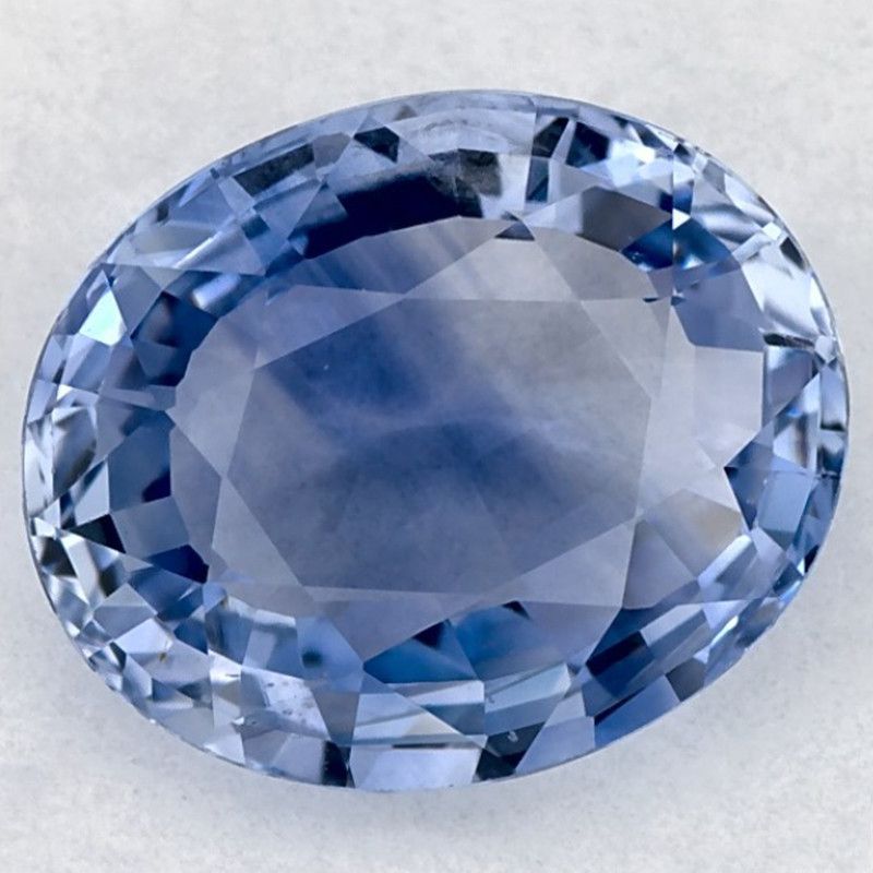 Szafir 2,51 ct, niebieski, szlif owalny