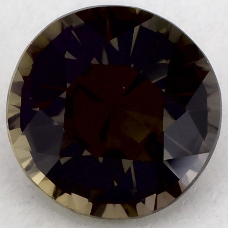 Szafir 1,28 ct, zielony, szlif okrągły