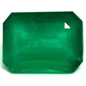 Szmaragd 3,93 ct, zielony, szlif szmaragdowy