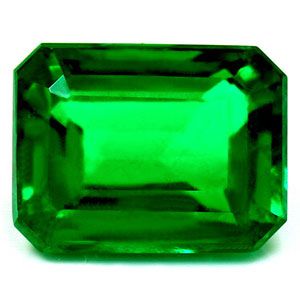 Szmaragd 1,61 ct, zielony, szlif szmaragdowy
