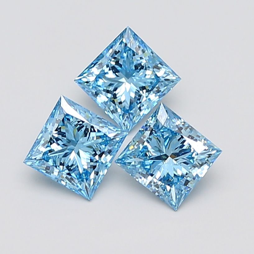 1.01 CT Fancy Vivid Blue PRINCESS