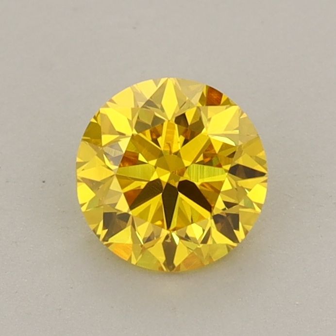 0.7 CT Fancy Vivid Yellow ROUND