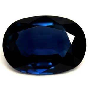 SAPPHIRE FACETED 0.91ct BLUE Intense Blue EC MADAGASCAR NONE